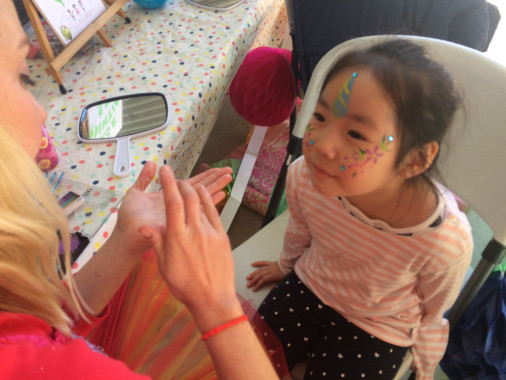 Face painting in Singapore